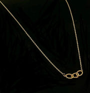 18ct Gold Ladies Necklace CodeA02T07