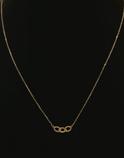 18ct Gold Ladies Necklace CodeA02T07