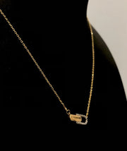 18ct Gold Ladies Necklace CodeA02T06
