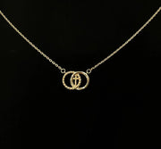 18ct Gold Ladies Religious Necklace CodeA02T06