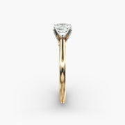 Petite Solitaire Engagement Ring in 14k Yellow Gold