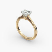 Petite Solitaire Engagement Ring in 14k Yellow Gold