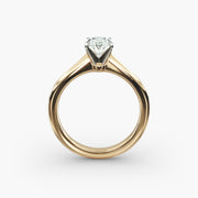 Delicate Solitaire Engagement Ring in 18ct Yellow Gold