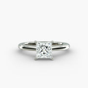 Delicate Engagement Ring in Platinum