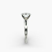 Classic Simple Solitaire Engagement Ring in 18ct White Gold