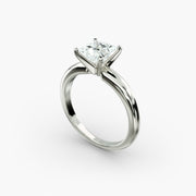 Timeless Classic Solitaire Engagement Ring in 18ct White Gold