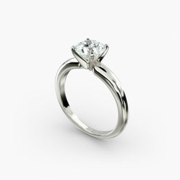 Timeless Elegant Solitaire Engagement Ring in Platinum