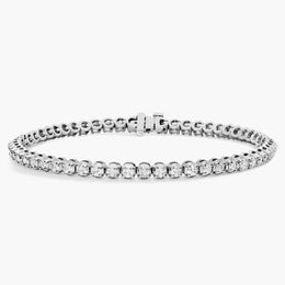 Diamond Tennis Bracelet in 18ct White Gold