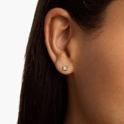 Princess Cut Diamond Stud Earrings in 18ct Yellow Gold