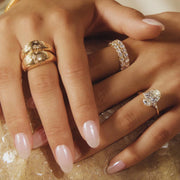 Nadia Diamond Ring in 14K Yellow Gold